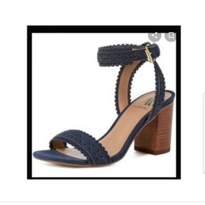 Available and Aiden Skylar navy suede sandal